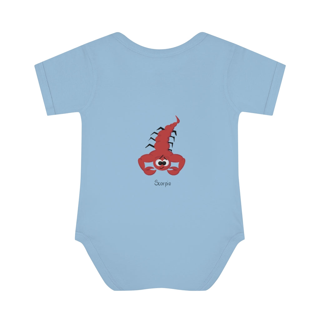 Baby Onesie Scorpio Astrology Zodiac Sign 100% Cotton Infant Bodysuit –  Indica Plateau